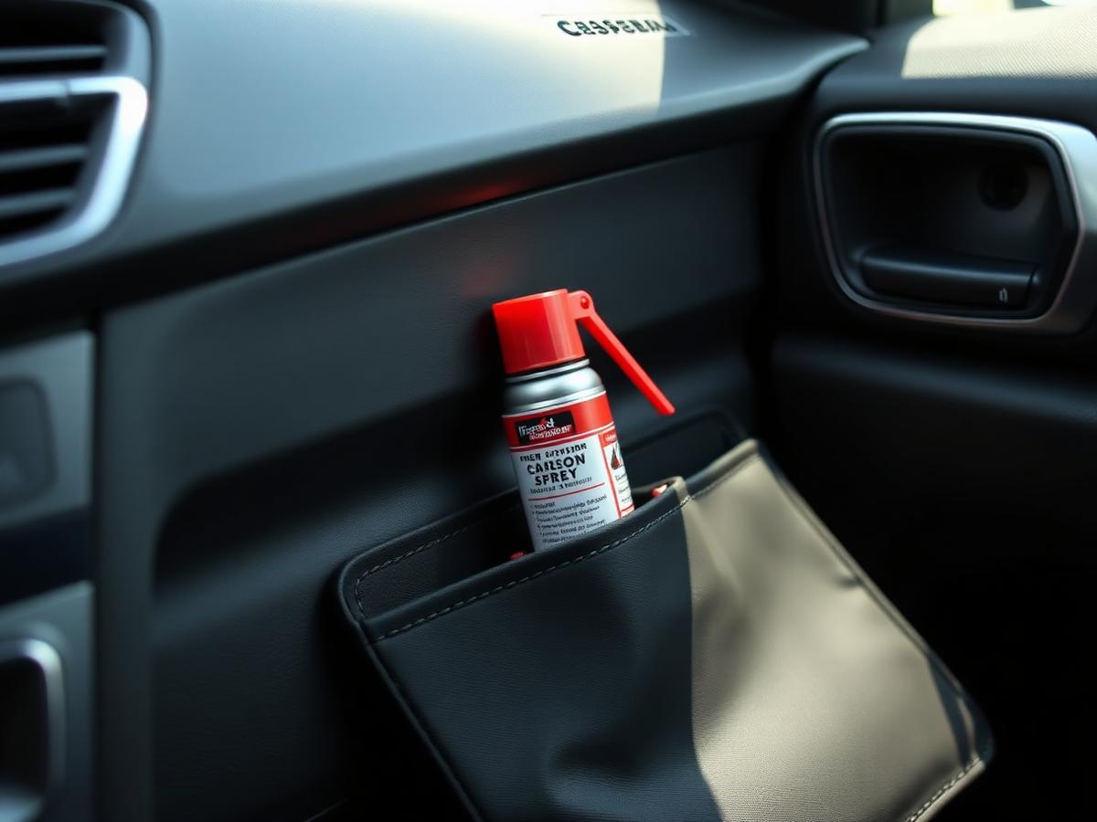 FireGuard Pro stored in a car